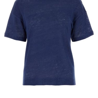 Weekend Max Mara Woman Blue Linen Falla T-Shirt
