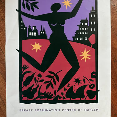 Vintage Breast Examination Center of Harlem Poster (1994)