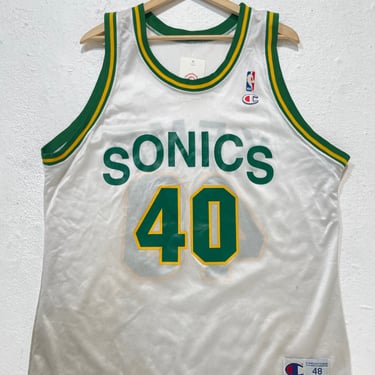 Vintage 1990's Champion NBA Seattle SuperSonics NBA Jersey sz. XL