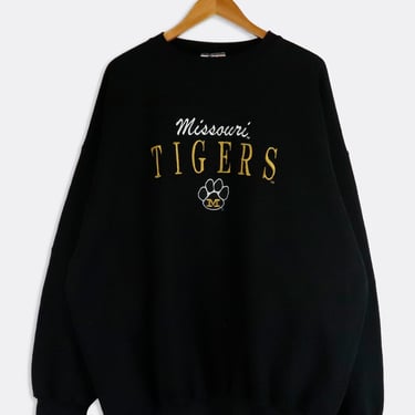 Vintage Missouri Tigers Embroidered Sweatshirt Sz 2XL