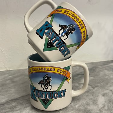 Vintage Kentucky Coffee Mugs 