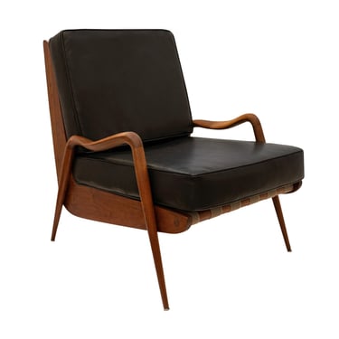 Phillip Lloyd Powell Rare High Back Lounge Chair Early-1960s