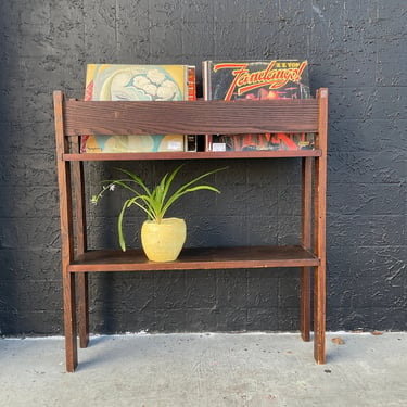 Mission Style Weed Record Holder with Shelf