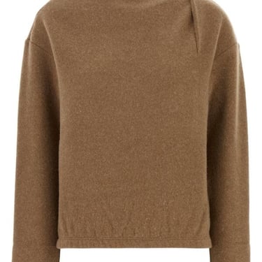 Max Mara Women Biscuit Cashmere Blend Oxa Sweatshirt