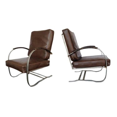 Wolfgang Hoffmann Springer Chair for Howell - A Pair 
