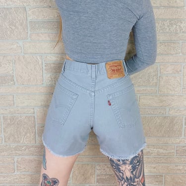 Levi's 550 Grey Jean Shorts / Size 28 