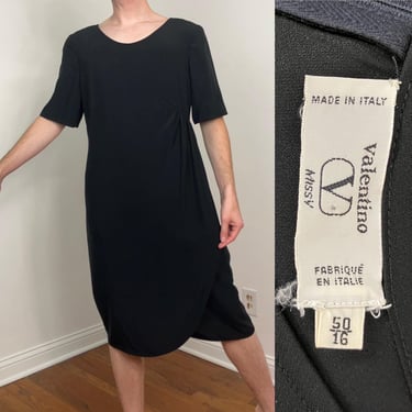 80s Valentino Miss V little black dress 