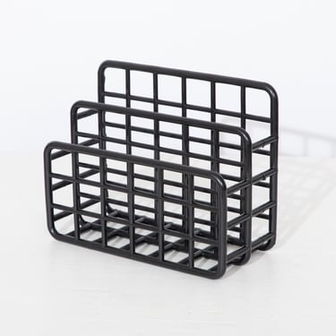 Mini Catch All 1980's YAFFA Black Organizer Basic Line Inc. 