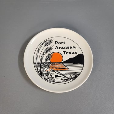 Port Arkansas Texas Collectible Souvenir Plate 