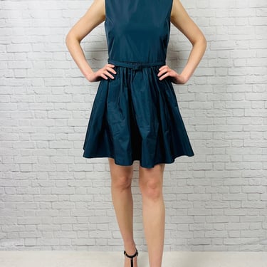 Christian Dior Fit & Flare Dress, Size 6US/F38, Navy