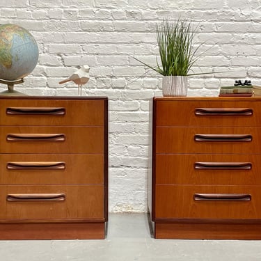 PAIR of Teak Mid Century MODERN DRESSER by G-Plan, c. 1960's 