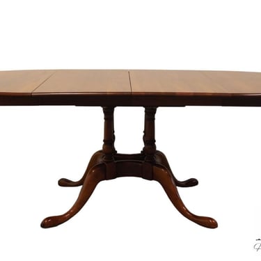 STATTON FURNITURE Centennial Collection Solid Cherry Traditional Federal Style 92" Pedestal Dining Table 122873 