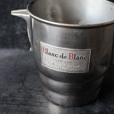 Vintage Silver Plated Blanc de Blanc Champagne Bucket