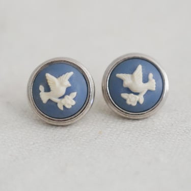 1970s Avon Bird Stud Pierced Earrings 