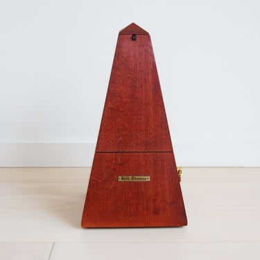 Vintage Seth Thomas De Maelzel Wood Metronome 1960s Made in U. S. A. 