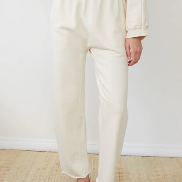 Easy Sweatpant in Natural - Wol Hide