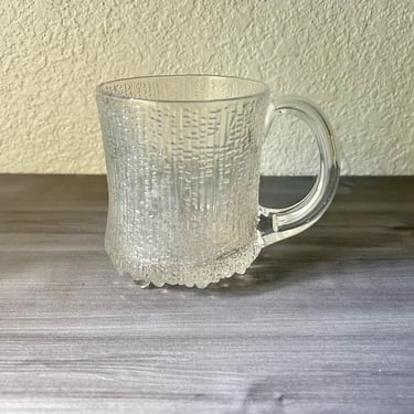 Vintage Iittala Ultima Thule beer tankard mug stein 50ml/1pint glass designed by Tapio Wirkkala 1968-70, Made in Finland, Ultima Thule Mug 