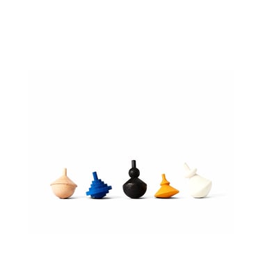 Spinning Tops, Set of 5