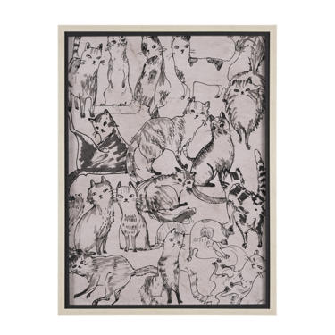 Cat Sketch Art Print