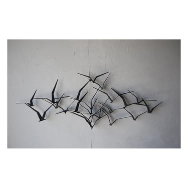 Curtis Jere "Birds in Flight" Wall Sculpture, 1972 