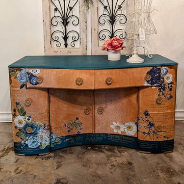 It’s an Art Deco Style Vanity or a Console Unit or a Small Hutch