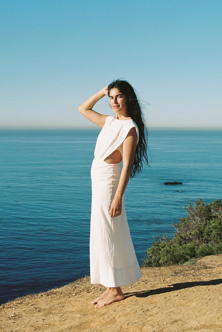 BÉLEN DRESS | bone | organic + earth dyed | Maria Stanley | Minneapolis, MN