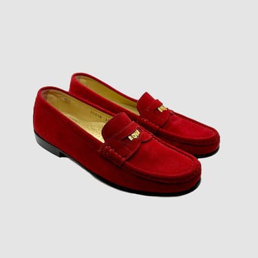 ST. JOHN COINED Loafers | Women's Slip On Loafers | Italian Leather Shoes | Designer Shoes | Made in Italy | Women's size 6.5 