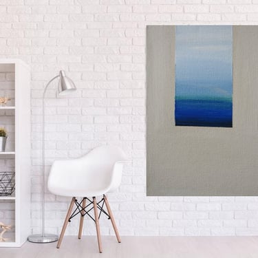 Sale-New Large 24x36, 36x48 Original Canvas Art Painting Abstract Minimalist Modern Contemporary Artwork by ArtbyDinaD by Art