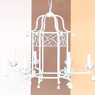 Fab Faux Bamboo Pagoda Chandelier