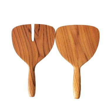 Teak Wide Serving Set