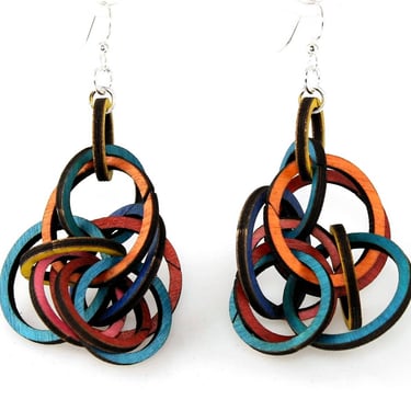 Interlocking Ring Earrings