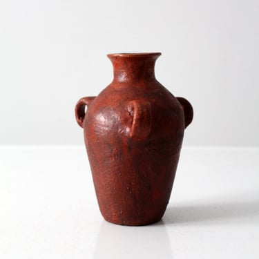vintage three handle vase 