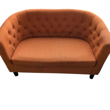 Orange Two Seat Couch