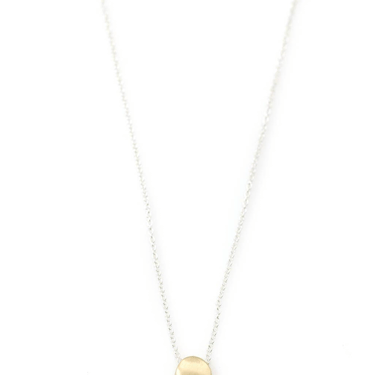 Philippa Roberts | 14k Tiny Circle on Silver Chain Necklace