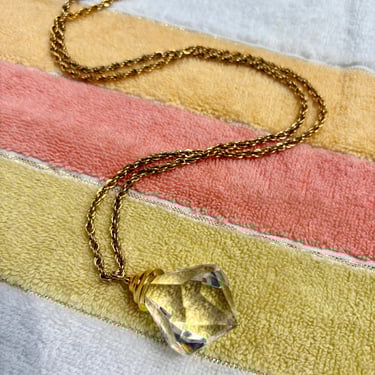 Gold Big Bling Diamond Necklace