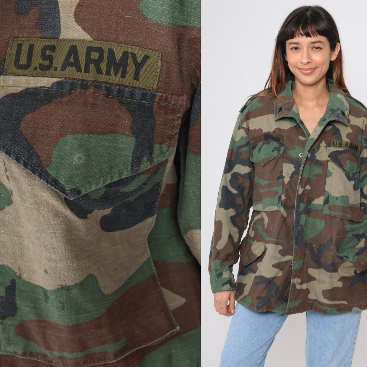 ジャケット・アウター 90s AJ short length military archive y2k 90s AJ short length military archive y2k
