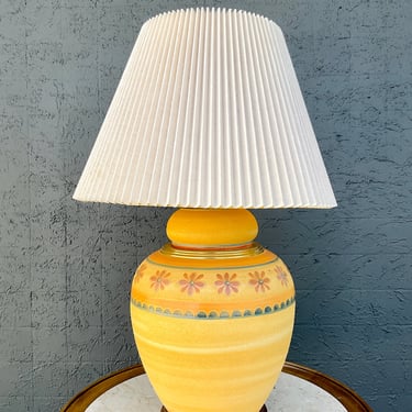 70s Southwestern Pottery Lamp