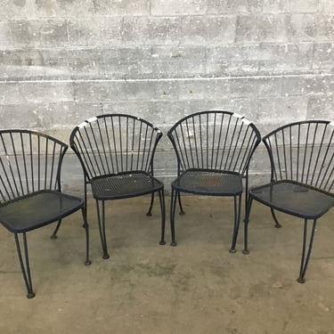 4 Wrought Iron Patio Chairs (Seattle)