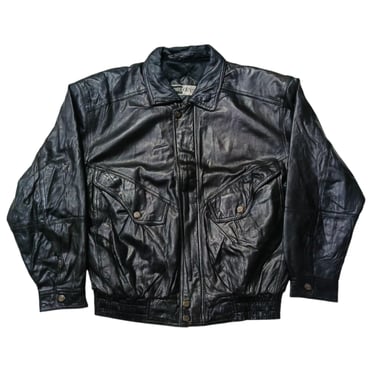 ジャケット・アウター 2006s old NIKE real leather bomber Jkt Vintage Nike Jordan Flight Leather Jacket Original Size