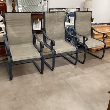 Set of 3 Patio Chairs