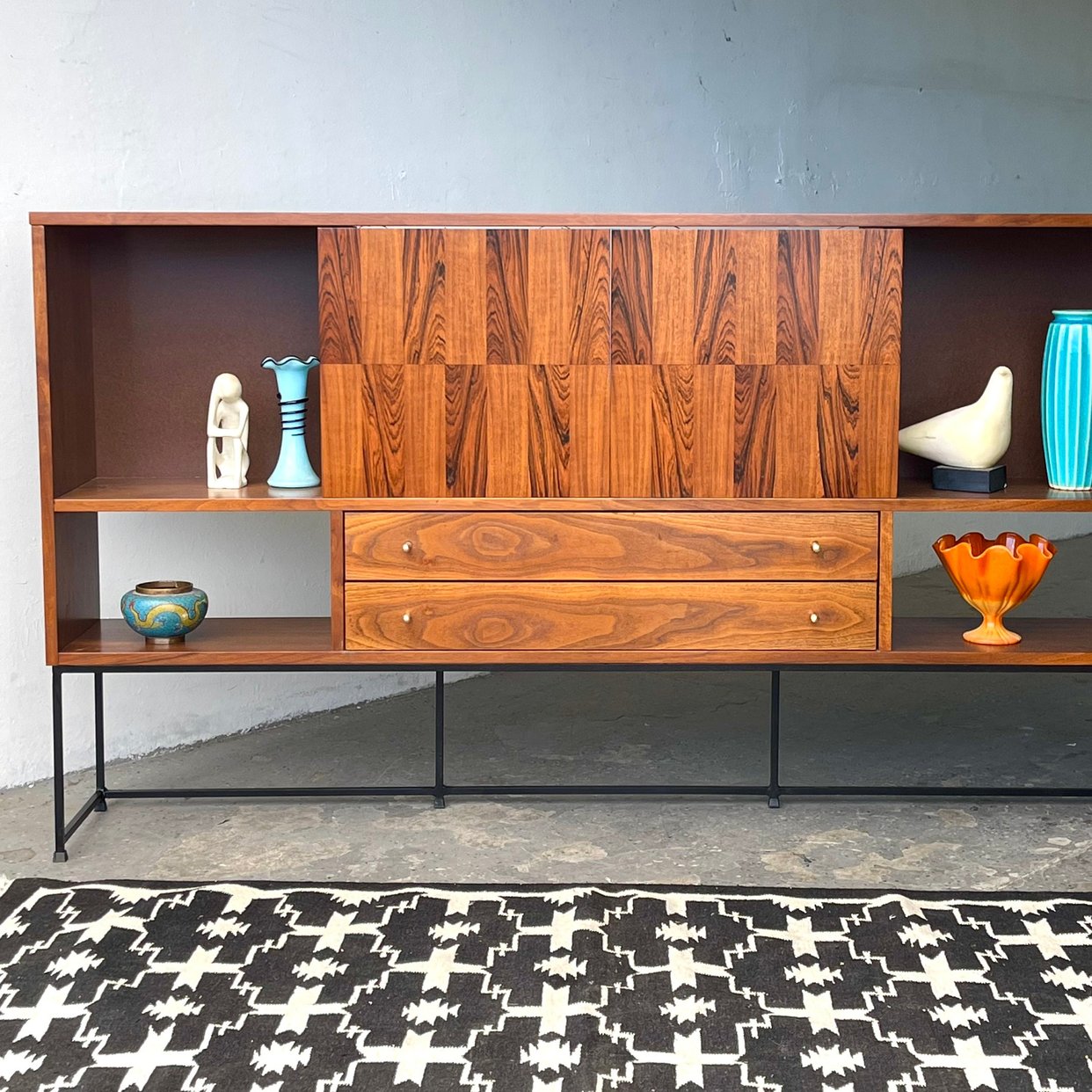 Striking Mid-Century Display Cabinet from Stanley's Linear Precision ...