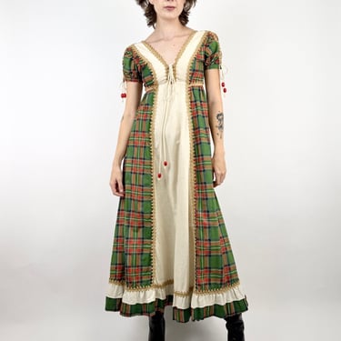Through the Pines Tartan Gunne Sax Dress