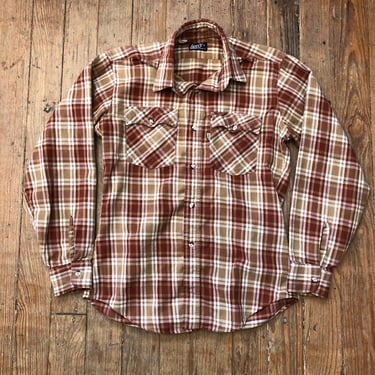 1970s Levi’s Cotton Flannel Shirt Medium 