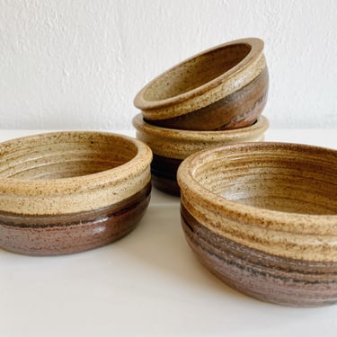 Set of 4 Pottery Bowls