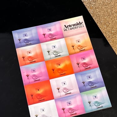Artemide METAMORFOSI Lighting Catalogue 1998 Printed in Italy 