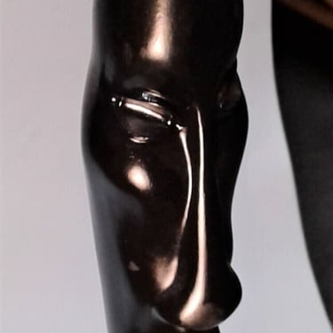 Mid-Century Frederic Weinberg Floor Lamp Mask Man Ray Tiki 