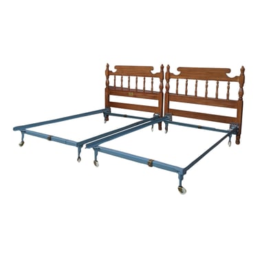 COMING SOON - Vintage Maple Twin Bed Frames - a Pair