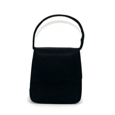 vintage La Regale black satin purse 