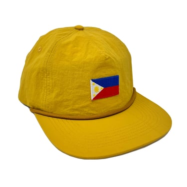PHILIPPINES FLAG GOLF SNAPBACK CAP (GOLD)