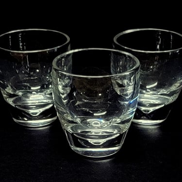 3 Steuben Old Fashioned Glasses 